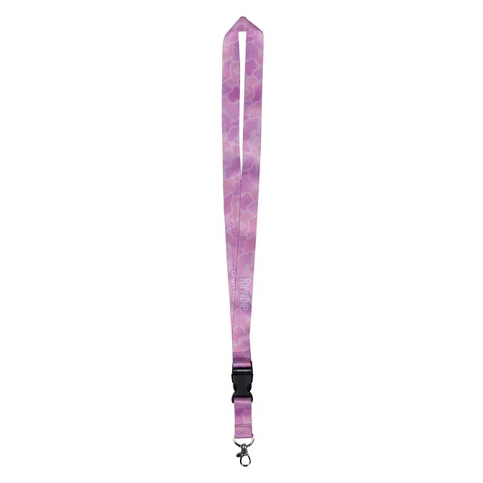 Бейджкипер/ключница RIPNDIP Nerm Camo Lanyard Pink Camo