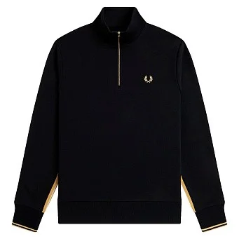Толстовка Fred Perry Stripe Tape Half Zip Sweatshirt