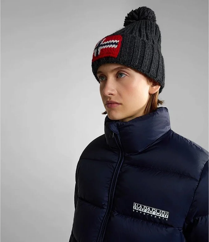 Шапка Napapijri Semiury Dark Grey Melange