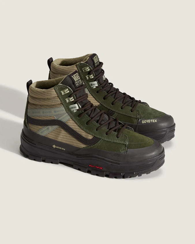 Кеды высокие Vans Sk8-Hi Gore-Tex Insulated Dark Green/Dark Brown